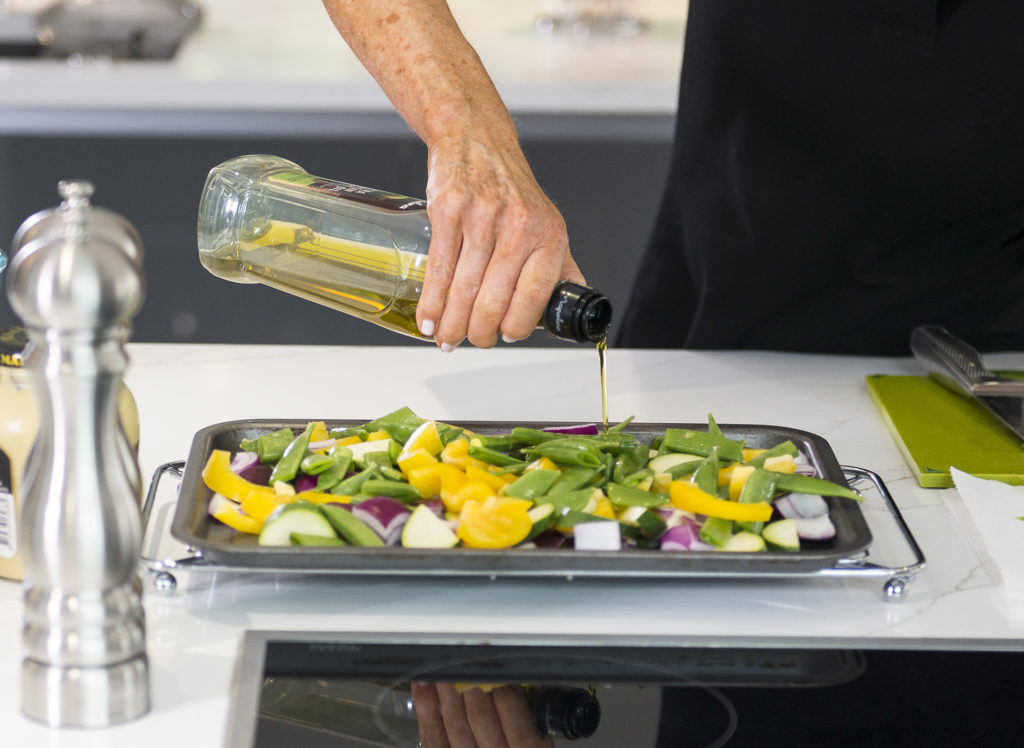 roasted vegetable pasta pots - Home Cooking With Julie