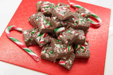 Candy Cane Fudge Recipe by Julie Neville