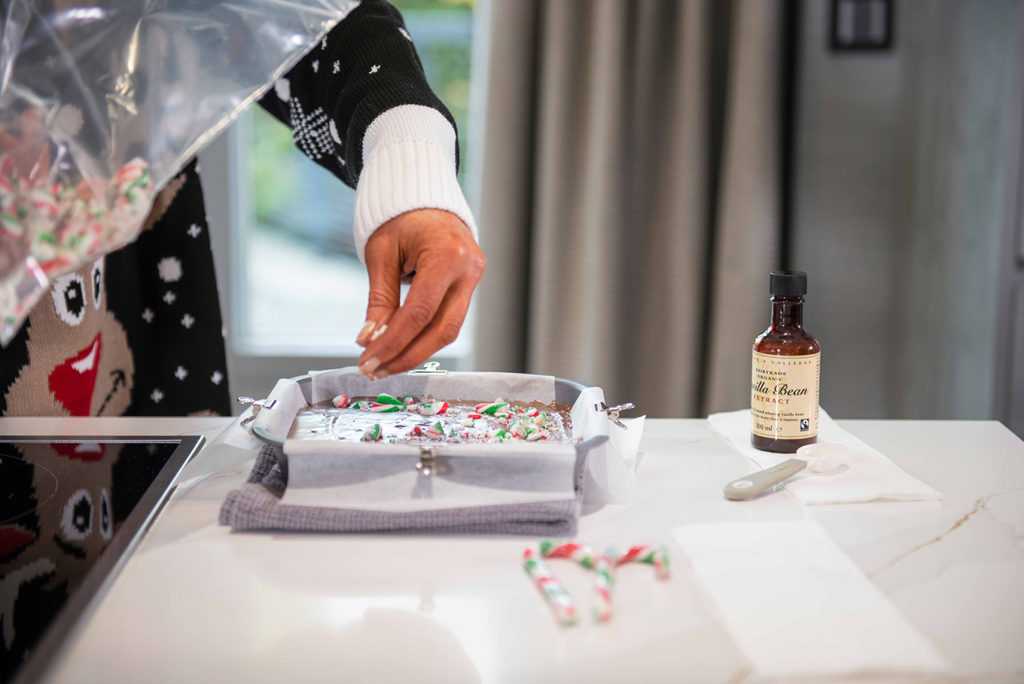 Candy Cane Fudge Recipe by Julie Neville