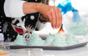 Christmas Tree Meringues Julie Neville