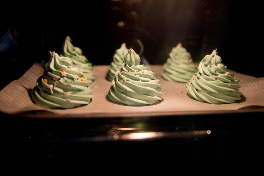 Christmas Tree Meringues Julie Neville