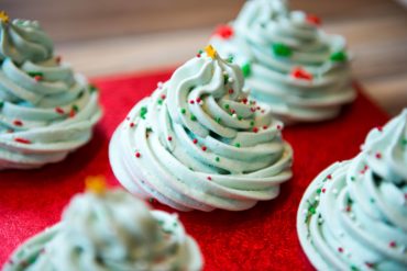 Christmas Tree Meringues Julie Neville
