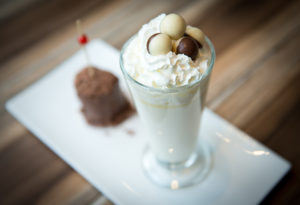 WHITE HOT CHOCOLATE WITH CHOCOLATE FLAKE MARSHMALLOW STIRRERS by Home Cooking with Julie 02