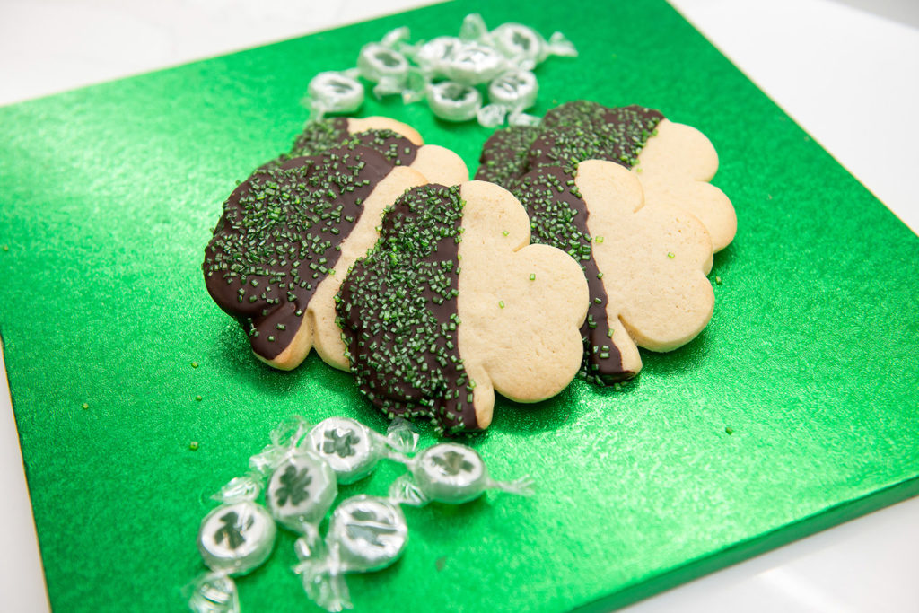 shamrock cookies recipe home cooking with julie neville