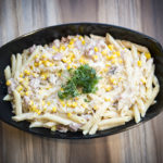 Sausage and sweetcorn penne Home Cooking with Julie Neville3