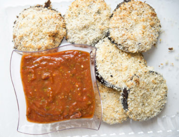 Crispy Mushrooms and aubergines recipe home cooking with julie neville