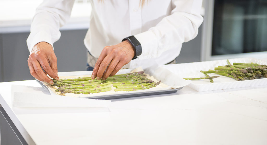 aspargus puff pastry tart recipe home cooking with julie neville