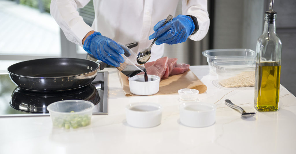 sesame crusted tuna served with peas and onions recipe home cooking with julie neville1