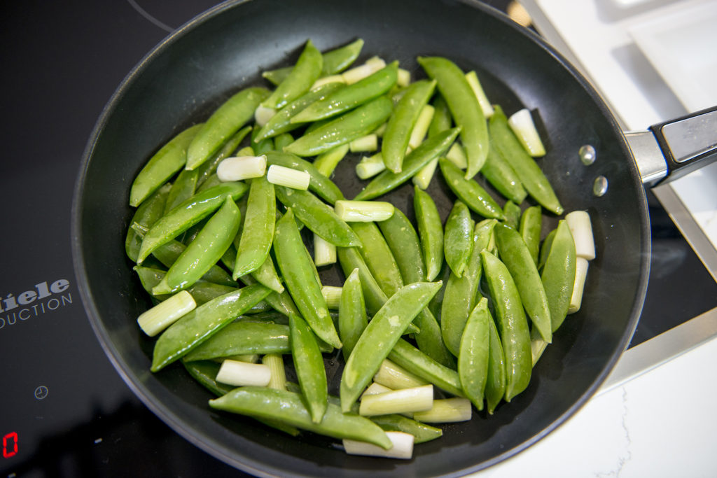 sesame crusted tuna served with peas and onions recipe home cooking with julie neville1