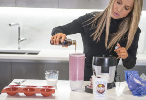 BLUEBERRY BANANA ICE CREAM recipe by home cooking with julie neville7