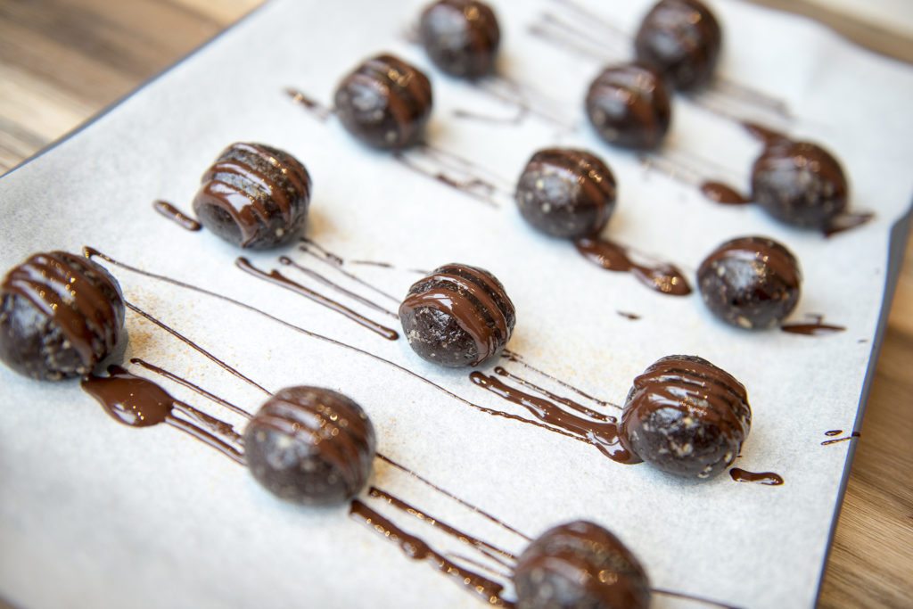 GINGERBREAD TRUFFLES recipe by home cooking with julie neville13