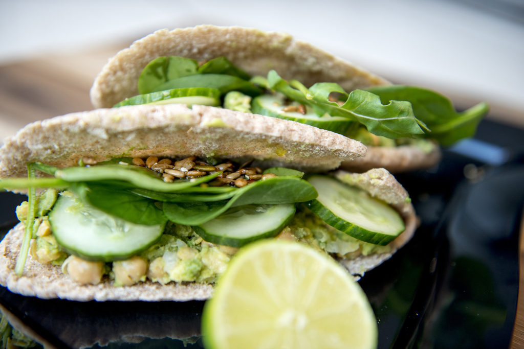 Vegan Veggie Chik Pea Cucumber Sandwich recipe by Julie Neville