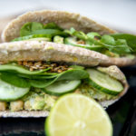 Vegan Veggie Chik Pea Cucumber Sandwich recipe by Julie Neville