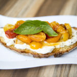 tomato and ricotta toasts recipe by Julie neville