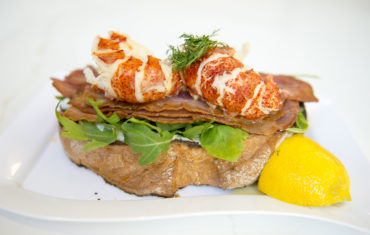 lobster toast recipe by home cooking with julie neville