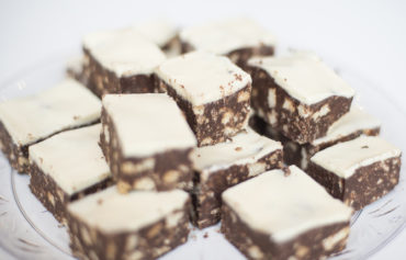 no bake chocolate fudge bars recipe by home cooking with julie neville