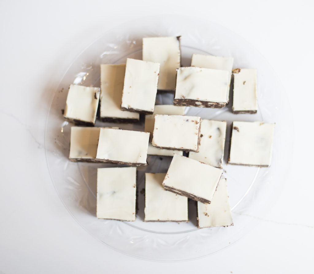 no bake chocolate fudge bars recipe by home cooking with julie neville