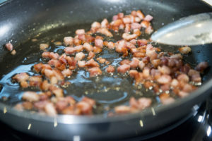 Pea Pancetta and Potato Salad Home Cooking with Julie Neville