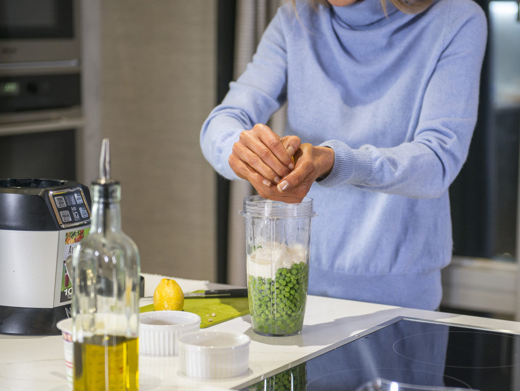 pea purée recipe Home Cooking with Julie Neville1