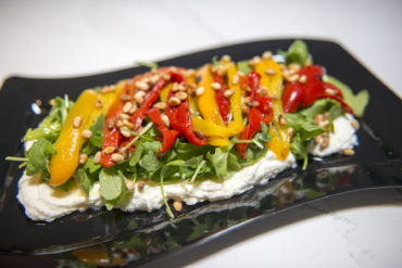 whipped ricotta and pepper salad recipe Home Cooking with Julie Neville1