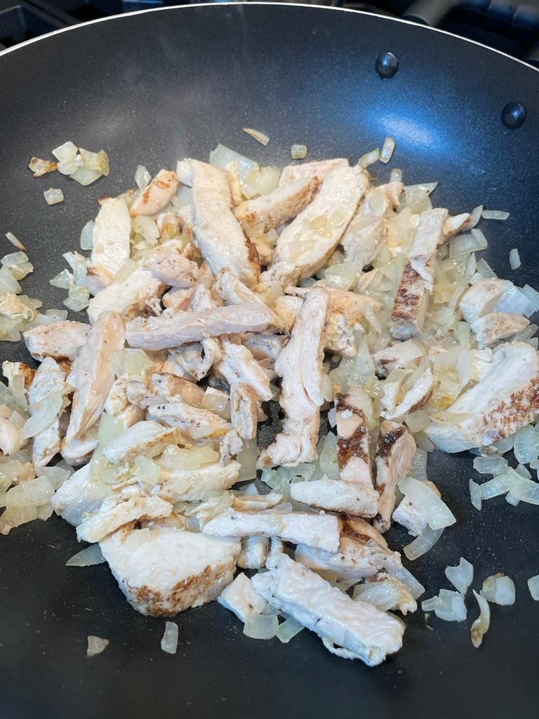 Creamy chicken and bacon linguini recipe by home cooking with julie neville4