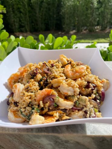 seafood fried rice recipe by home cooking with julie neville4