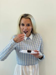 Bourbon pecan chocolate cups recipe by home cooking with julie neville2