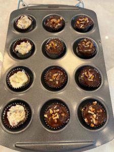 Bourbon pecan chocolate cups recipe by home cooking with julie neville2