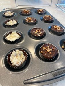 Bourbon pecan chocolate cups recipe by home cooking with julie neville2