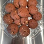 Chocolate walnut brownie bites recipe by home cooking with julie neville6