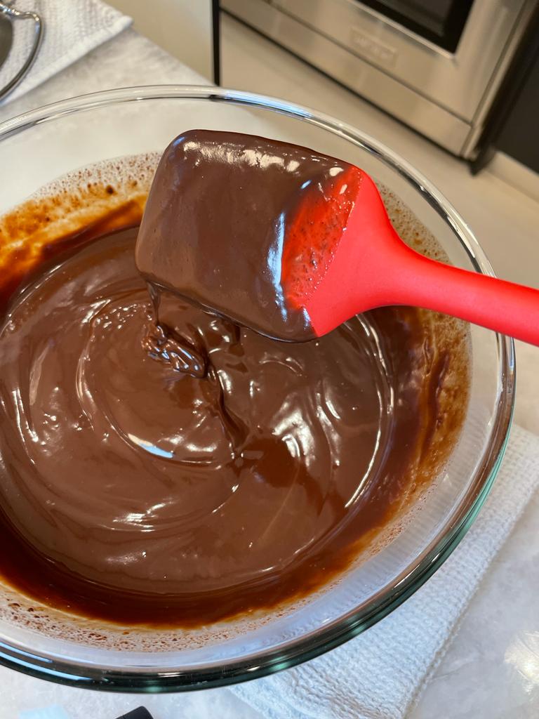 Dark chocolate truffles coated in white chocolate recipe by home cooking with julie neville1