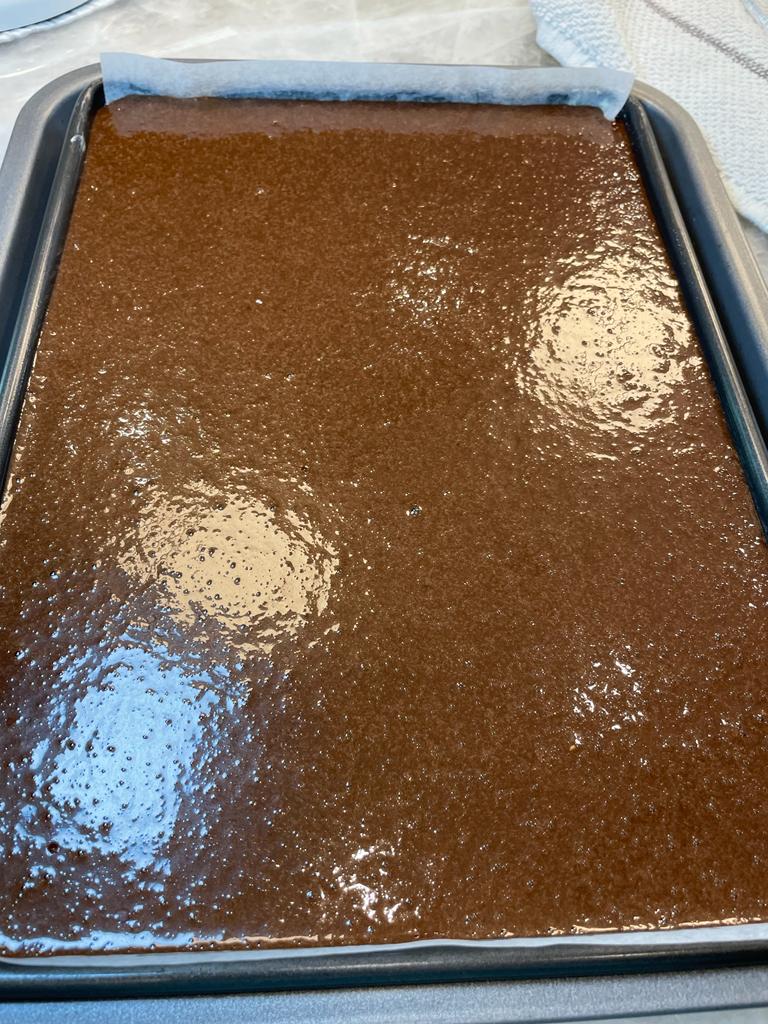 Decadent chocolate slices with chocolate hazelnut buttercream frosting recipe by home cooking with julie neville16