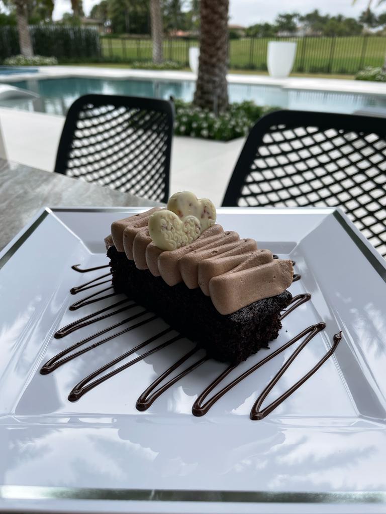 Decadent chocolate slices with chocolate hazelnut buttercream frosting recipe by home cooking with julie neville16