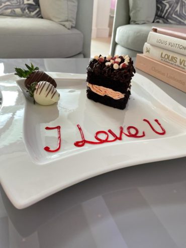 Heart shaped chocolate cakes with strawberry buttercream and chocolate ganache recipe by home cooking with julie neville