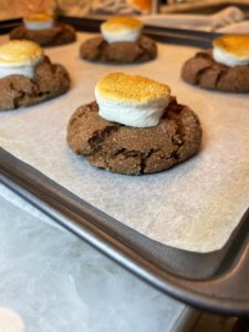 Hot chocolate marshmallow cookies recipe by home cooking with julie neville0