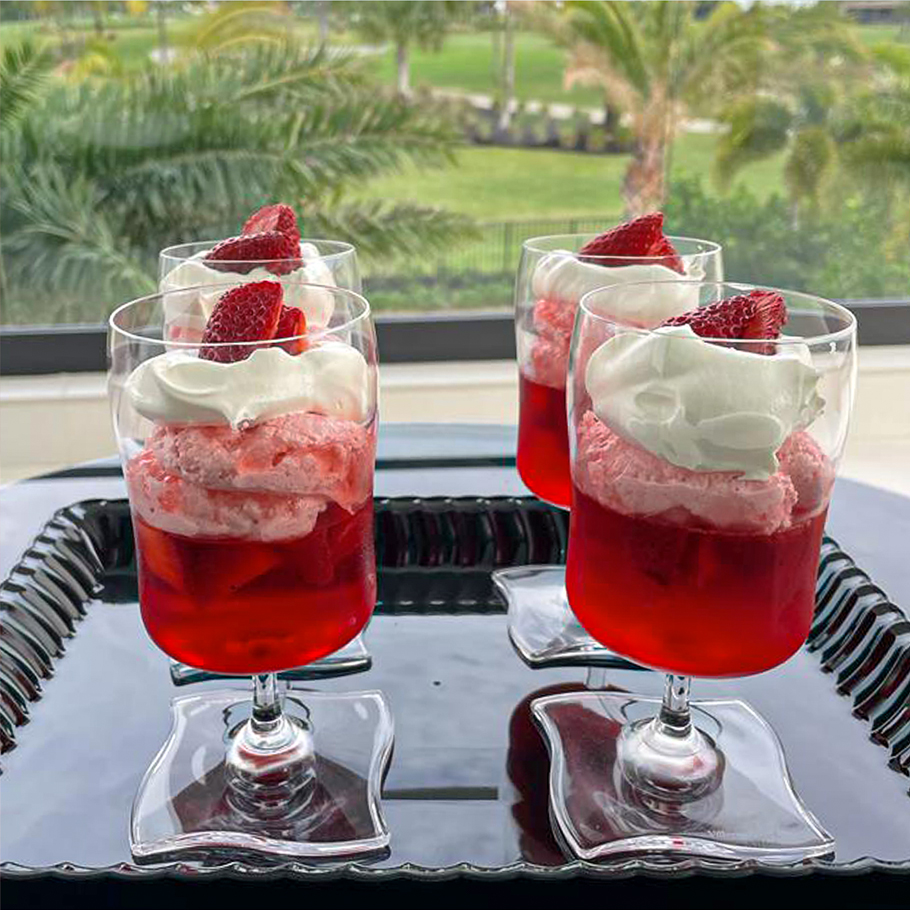 Whipped strawberry dream recipe by home cooking with julie neville