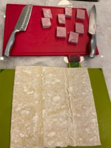 HAM PUFF PASTRY BITES recipe by home cooking with julie neville1