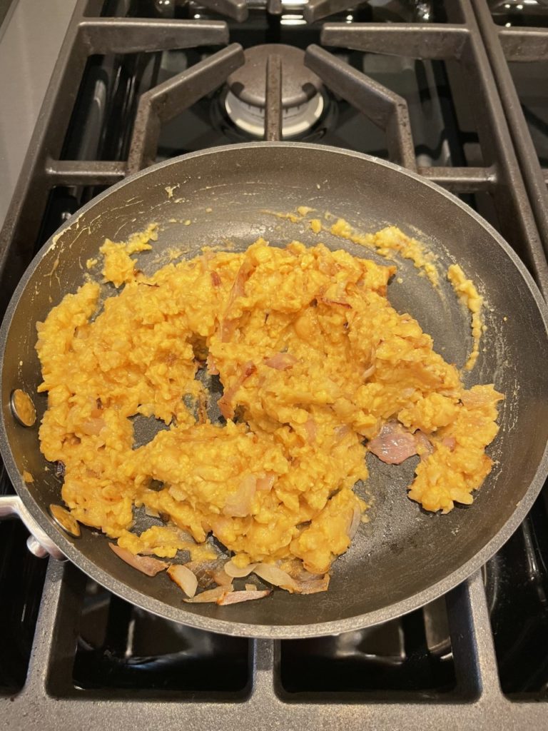 smashed Chickpeas recipe by home cooking with julie neville0