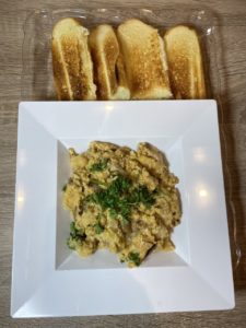 smashed Chickpeas recipe by home cooking with julie neville4