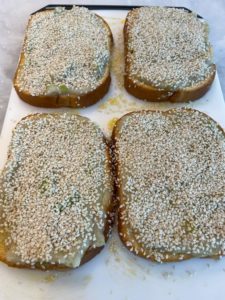 Homemade Sesame Prawn Toasts home cooking with julie neville recipe