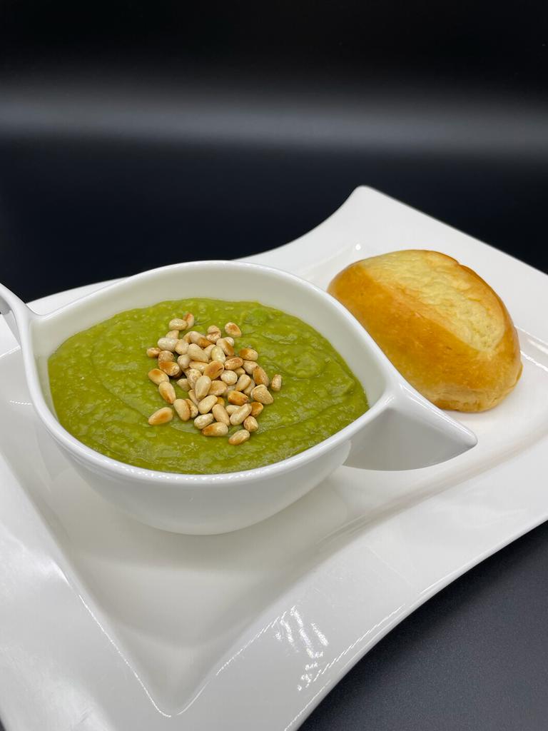 Green split pea soup recipe by home cooking with julie neville9
