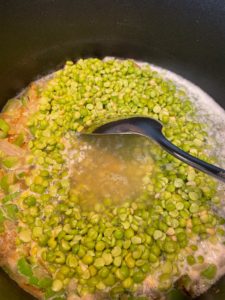Green split pea soup recipe by home cooking with julie neville9