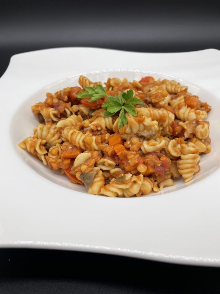 Lentil bolognese recipe by home cooking with julie neville4