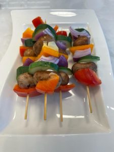 Teriyaki vegetable skewers home cooking with julie neville8