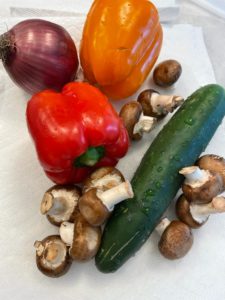 Teriyaki vegetable skewers home cooking with julie neville8