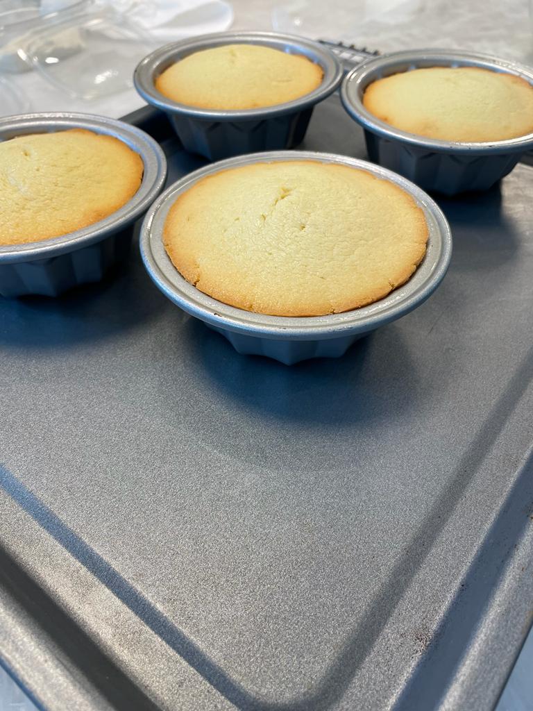 Mini vanilla bundt cakes with caramel buttercream recipe by home cooking with julie neville0