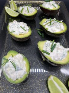 Salmon loaded avocados recipe by home cooking with julie neville4
