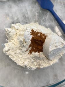 Apple and walnut breakfast muffins with cream cheese frosting1