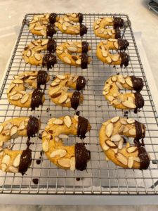 Almond horseshoe cookies recipe by home cooking with julie neville8