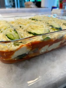 Courgette lasagne recipe by home cooking with julie neville0